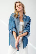 Load image into Gallery viewer, Washed Pinstriped Shirt