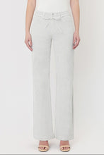 Load image into Gallery viewer, HR Waist Tie Stripe Jeans
