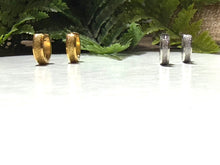 Load image into Gallery viewer, Narrow Band Glitter Huggies
