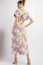 Load image into Gallery viewer, Print Belted Midi Dress
