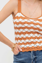 Load image into Gallery viewer, Scallop Jacquard Tank
