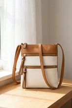 Load image into Gallery viewer, Triple Zipper Crossbody
