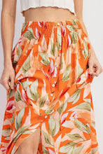 Load image into Gallery viewer, Print Button Maxi Skirt
