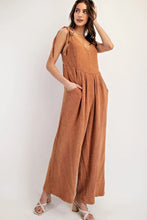 Load image into Gallery viewer, Gauze V-Neck Jumpsuit
