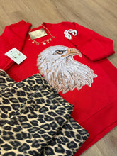 Load image into Gallery viewer, Faux Sequin Eagle Sweatshirt
