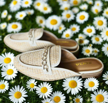Load image into Gallery viewer, Evander Raffia Mule
