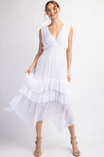 Load image into Gallery viewer, V-Neck Ruffle Maxi Dress
