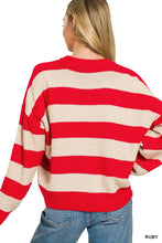 Load image into Gallery viewer, Textured Striped Sweater
