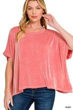 Load image into Gallery viewer, Ribbed Oversized SS Top
