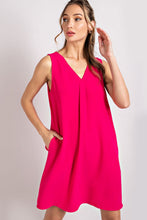 Load image into Gallery viewer, V-Neck Mini Dress
