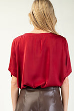Load image into Gallery viewer, Pocket Satin Top
