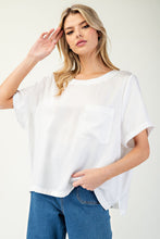 Load image into Gallery viewer, Pocket Satin Top
