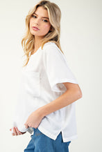 Load image into Gallery viewer, Pocket Satin Top
