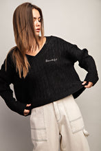 Load image into Gallery viewer, Beautiful Cable Sweater
