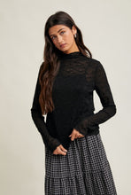 Load image into Gallery viewer, Sheer Lace Top
