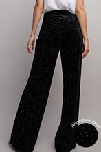 Load image into Gallery viewer, Velvet Rhinestone Pants
