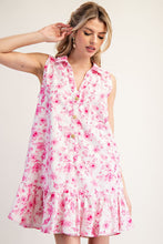 Load image into Gallery viewer, Floral Collared Dress
