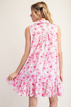 Load image into Gallery viewer, Floral Collared Dress
