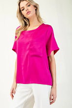 Load image into Gallery viewer, Pocket Satin Top
