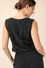 Load image into Gallery viewer, Pinstriped Button Vest
