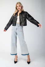 Load image into Gallery viewer, Quilt Pleather Jacket
