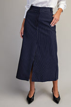Load image into Gallery viewer, Stripe Pencil Midi Skirt
