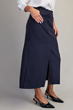 Load image into Gallery viewer, Stripe Pencil Midi Skirt
