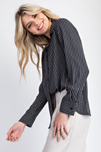 Load image into Gallery viewer, Striped LS Blouse
