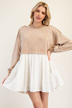 Load image into Gallery viewer, Color Block Mini Dress
