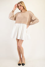 Load image into Gallery viewer, Color Block Mini Dress
