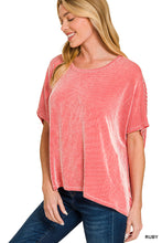 Load image into Gallery viewer, Ribbed Oversized SS Top
