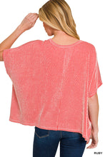 Load image into Gallery viewer, Ribbed Oversized SS Top

