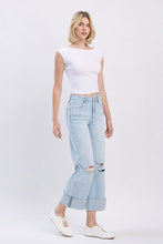Load image into Gallery viewer, Baggy Wide Cuffed Jeans
