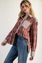 Load image into Gallery viewer, Stripe Color Block Flannel
