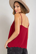 Load image into Gallery viewer, V-Neck Scallop Cami
