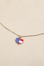 Load image into Gallery viewer, Flag Heart Necklace
