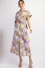 Load image into Gallery viewer, Print Belted Midi Dress
