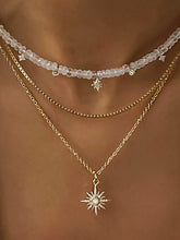 Load image into Gallery viewer, Layered Star Necklace
