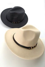 Load image into Gallery viewer, Buckle Trim Fedora Hat
