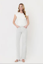 Load image into Gallery viewer, HR Waist Tie Stripe Jeans
