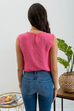 Load image into Gallery viewer, Sleeveless Lace Top PW
