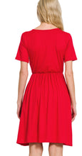 Load image into Gallery viewer, Brushed Surplice Dress

