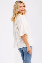 Load image into Gallery viewer, Bubble Sleeve Top
