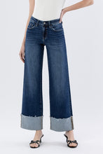 Load image into Gallery viewer, Cosmos Cuffed Wide Jeans
