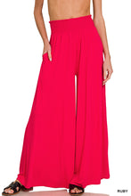 Load image into Gallery viewer, Smocked Palazzo Pants
