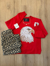 Load image into Gallery viewer, Faux Sequin Eagle Sweatshirt
