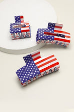 Load image into Gallery viewer, Flag Hair Claw Clips
