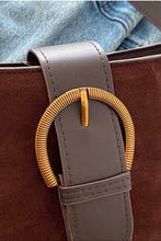 Load image into Gallery viewer, Retro Suede Buckle Bag
