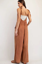 Load image into Gallery viewer, Gauze V-Neck Jumpsuit
