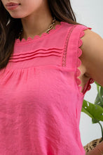 Load image into Gallery viewer, Sleeveless Lace Top PW

